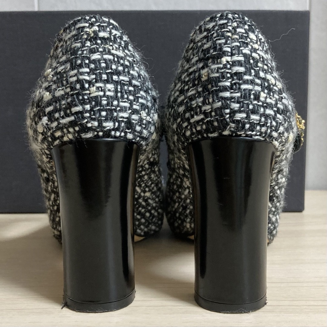 DOLCE & GABBANA ツイードビジューハイヒールパンプス 35 1/2 DOLCE & GABBANA ツイードビジューハイヒールパンプス 35 1/2
