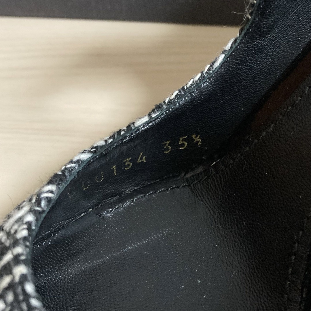 DOLCE & GABBANA ツイードビジューハイヒールパンプス 35 1/2 DOLCE & GABBANA ツイードビジューハイヒールパンプス 35 1/2