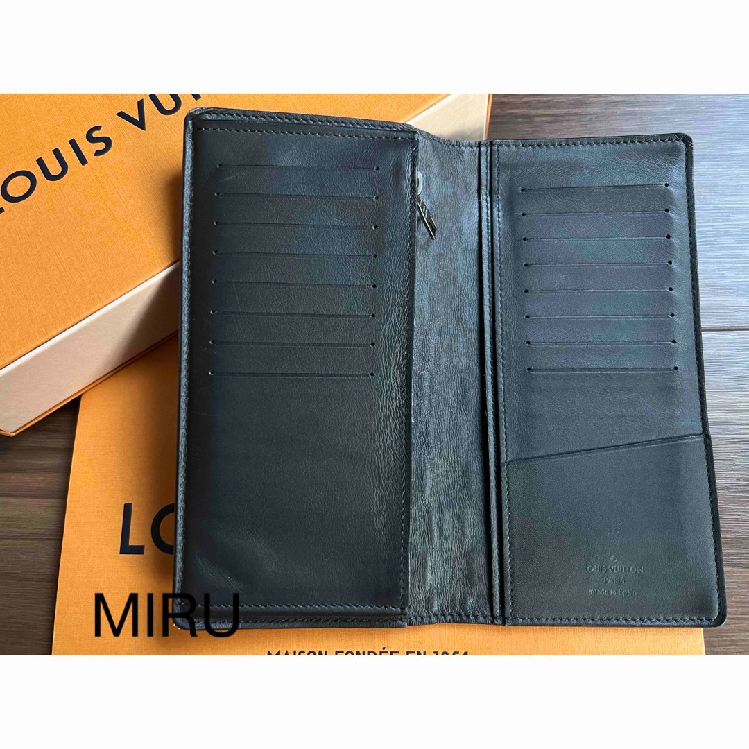 LOUIS VUITTON(ルイヴィトン)のルイヴィトン  ダミエ  長財布  ブラック メンズのファッション小物(長財布)の商品写真