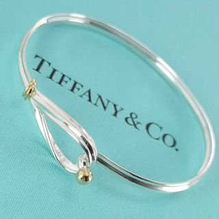 ティファニー(Tiffany & Co.)の【TIFFANY&Co.】フック＆アイ　希少デザイン　コンビ　バングル　1262(ブレスレット/バングル)