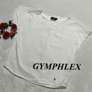 GYMPHLEX - ジムフレックス GYMPHLEX ♡ ノースリーブシャツ　トップス　白系　L相当