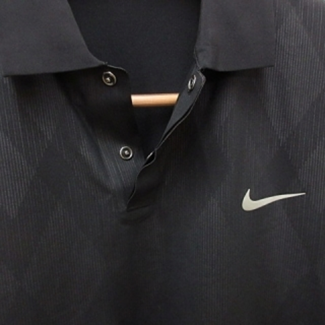 NIKE(ナイキ)のナイキ ゴルフ ポロシャツ 半袖 DRI-FIT 速乾 ブラック 黒 XL スポーツ/アウトドアのゴルフ(ウエア)の商品写真