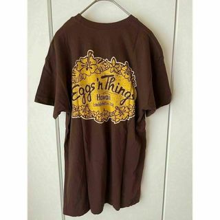 エッグスンシングス Tシャツ Sサイズ メンズ ブラウン 茶色 ロゴ ハワイ(Tシャツ/カットソー(半袖/袖なし))