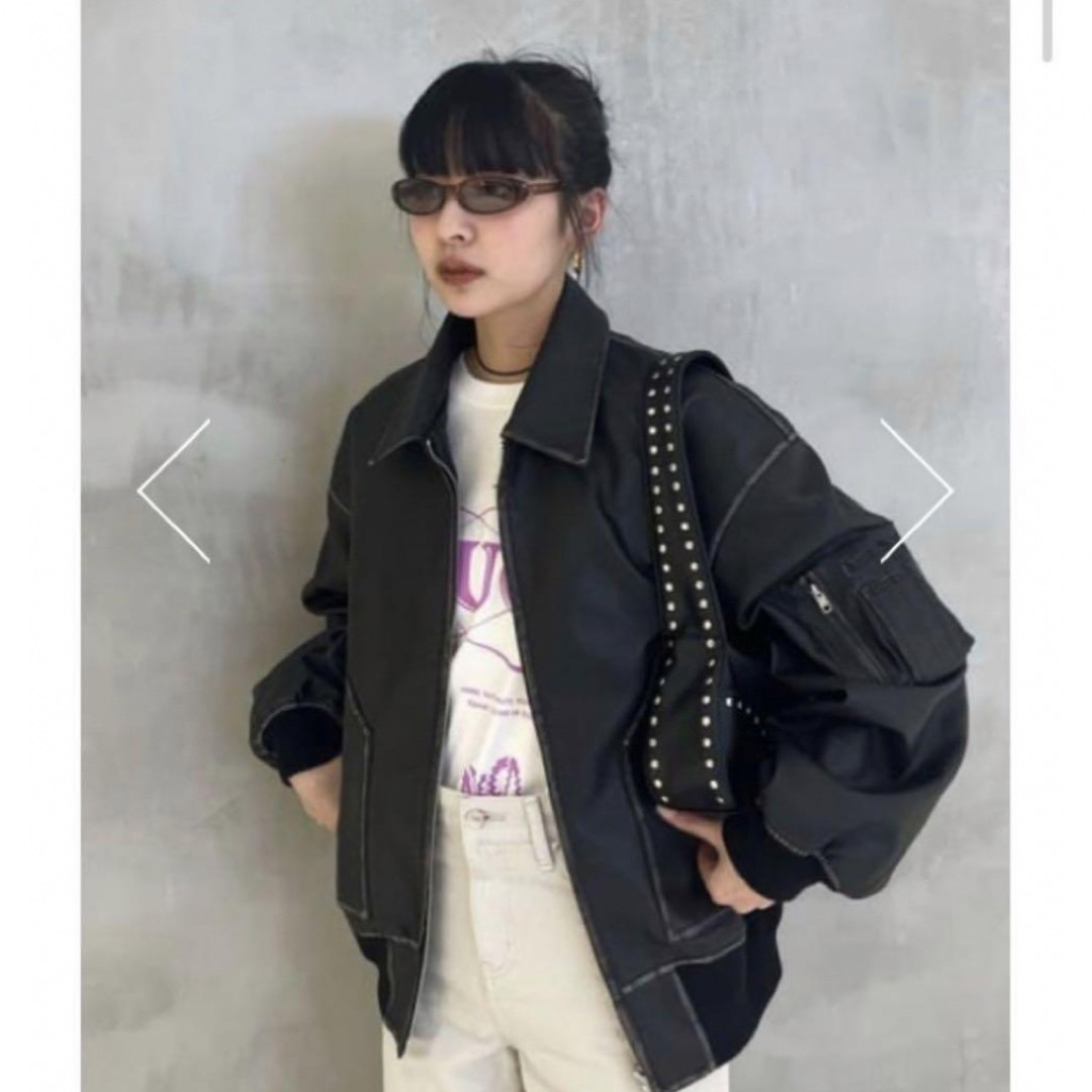 SLY - 即完売♡THROW by SLY VINTAGE G-1 JKレザージャケットの SLY - 即完売♡THROW by SLY VINTAGE G-1 JKレザージャケットの