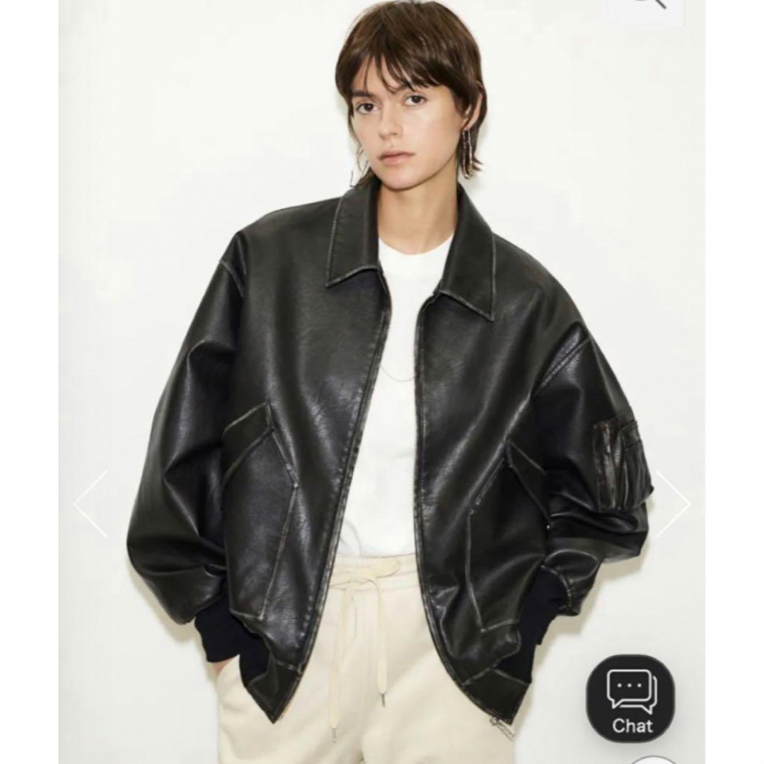 SLY - 即完売♡THROW by SLY VINTAGE G-1 JKレザージャケットの SLY - 即完売♡THROW by SLY VINTAGE G-1 JKレザージャケットの