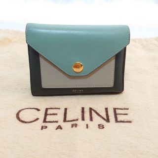 celine - CELINE 三つ折り財布 コンパクトウォレット