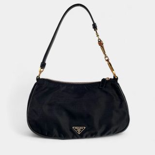 プラダ(PRADA)のプラダ ショルダーバッグ ブラック ナイロン トライアングルロゴ BR0123(ショルダーバッグ)