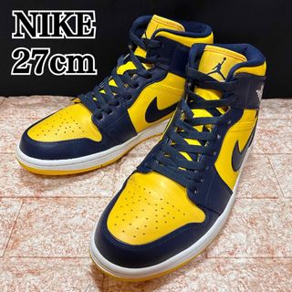 ナイキ(NIKE)の12年製 NIKE AIR JORDAN 1 MID MICHIGAN ミシガン(スニーカー)