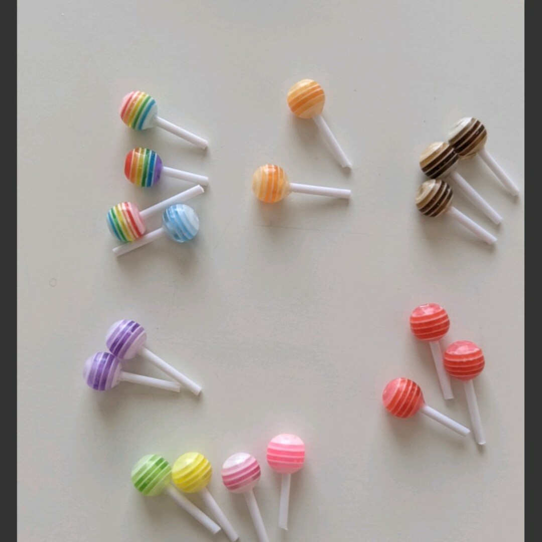 キャンディパーツ　１８個 ハンドメイドの素材/材料(各種パーツ)の商品写真
