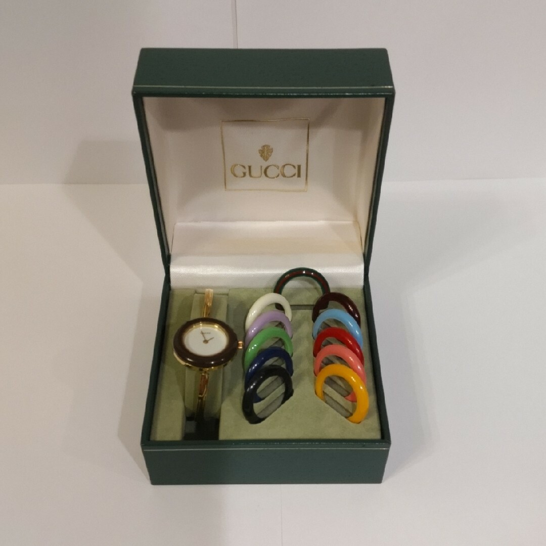 Gucci(グッチ)のGUCCI　腕時計　チェンジベゼル レディースのファッション小物(腕時計)の商品写真