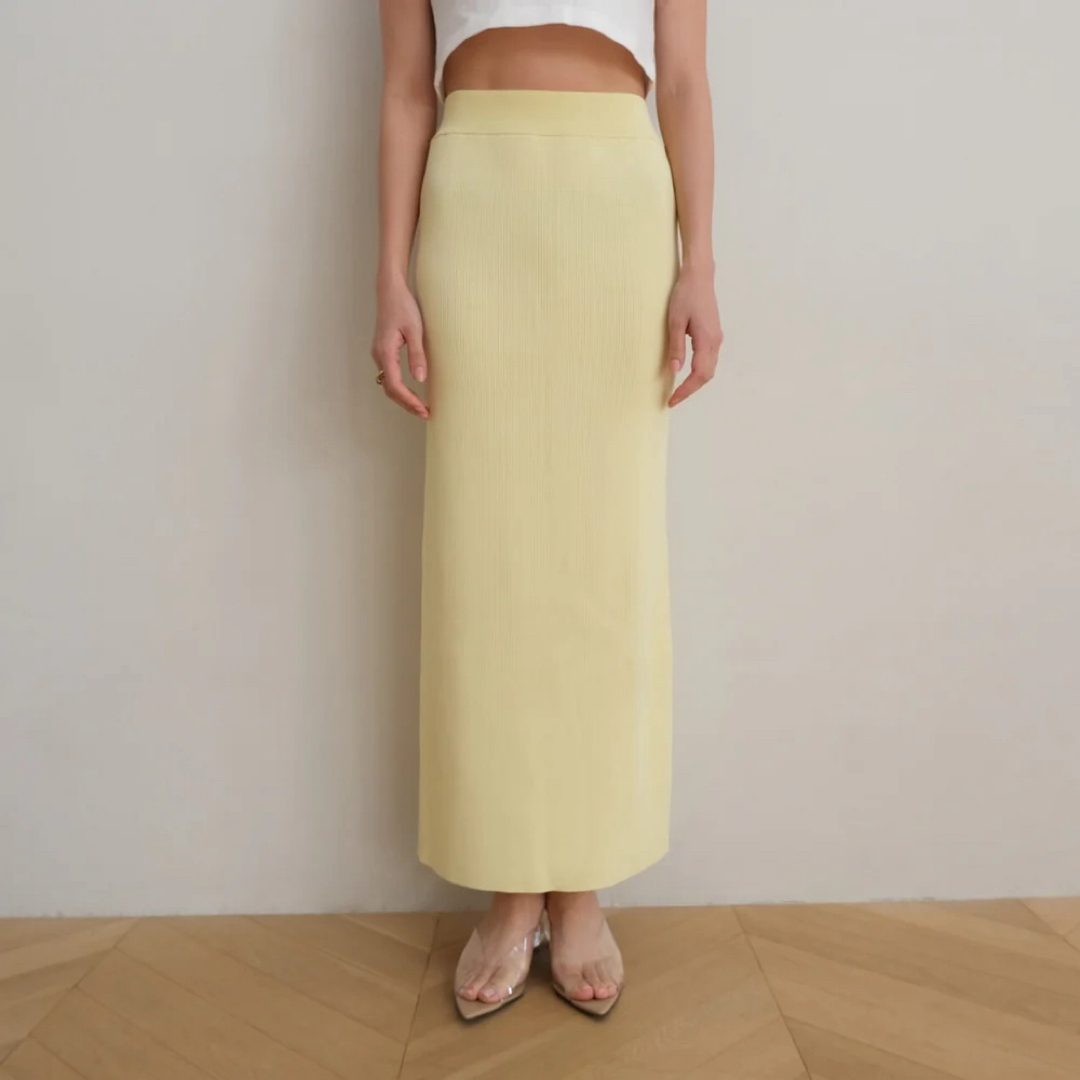 SeaRoomlynn(シールームリン)のシールームリン　RIBニット Basicスカート レディースのスカート(ロングスカート)の商品写真