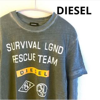 DIESEL - DIESEL ロングスリーブシャツ　サイズ14 長袖　ロンT グレー　ディーゼル