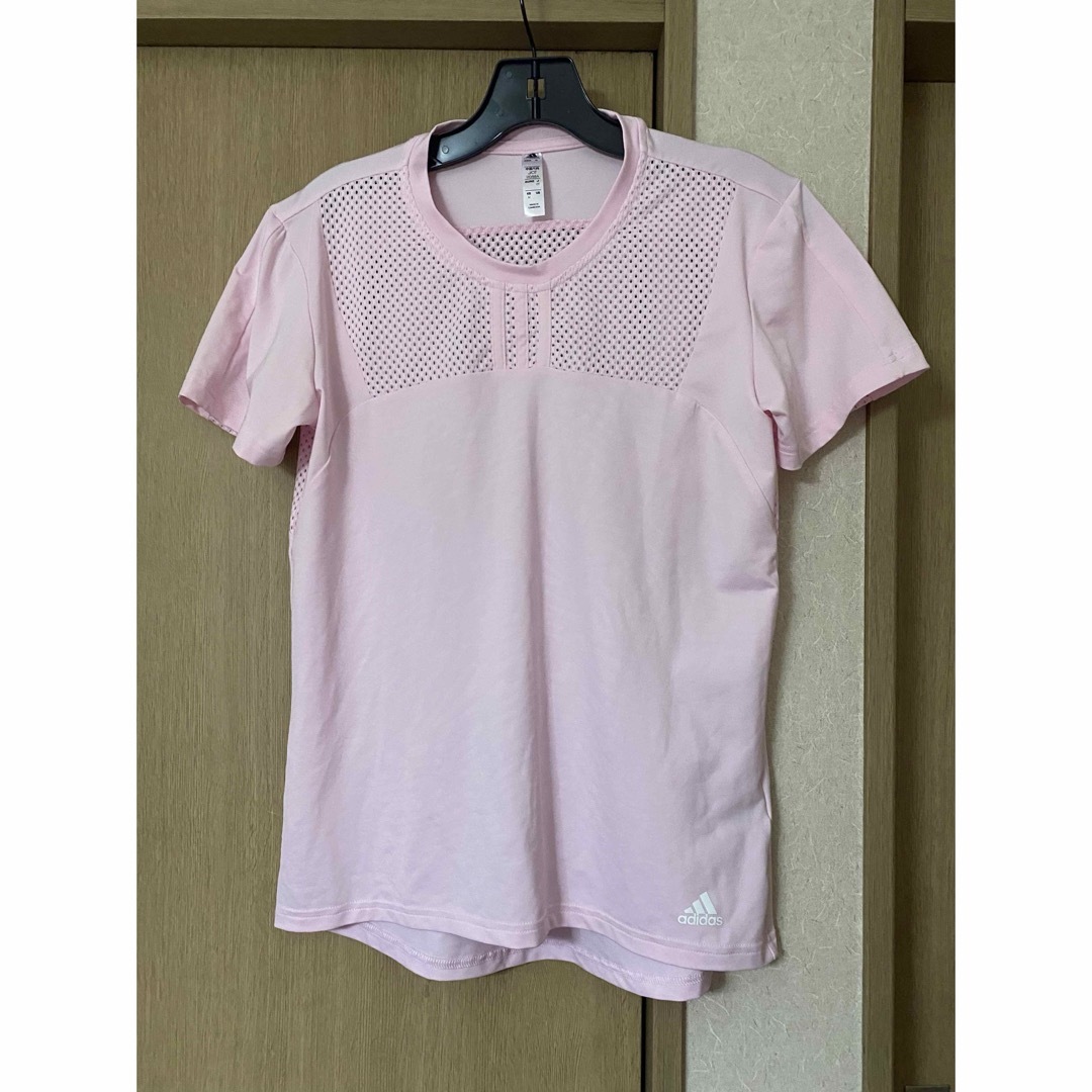 adidas(アディダス)のadidas アディダス  Tシャツ　ピンク メンズのトップス(Tシャツ/カットソー(半袖/袖なし))の商品写真