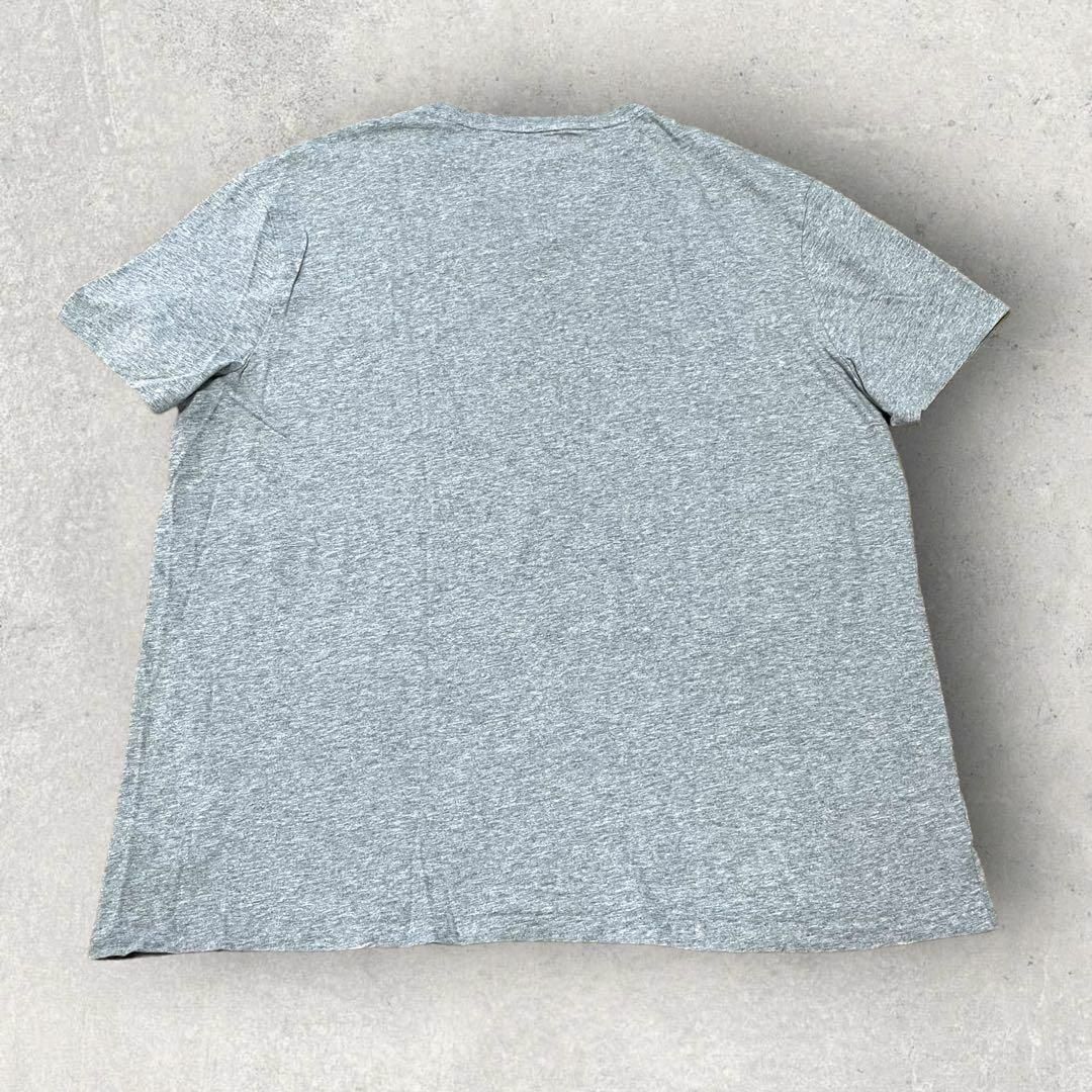 POLO RALPH LAUREN(ポロラルフローレン)の美品 Polo Ralph Lauren Vネック 無地 Tシャツ XL グレー メンズのトップス(Tシャツ/カットソー(半袖/袖なし))の商品写真