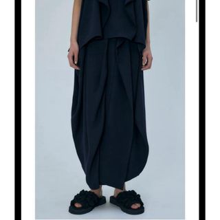 ENFOLD - エンフォルド DRAPE COCOON SKIRT