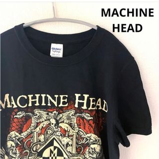 ギルタン(GILDAN)のMACHINE HEAD バンドTシャツ　マシンヘッド　ブラック　ギルダン(Tシャツ/カットソー(半袖/袖なし))