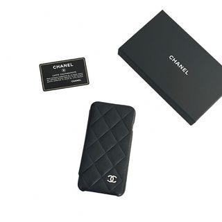 シャネル(CHANEL)の早い者勝ち CHANEL シャネル キャビアスキン iPhone8plusケース(iPhoneケース)