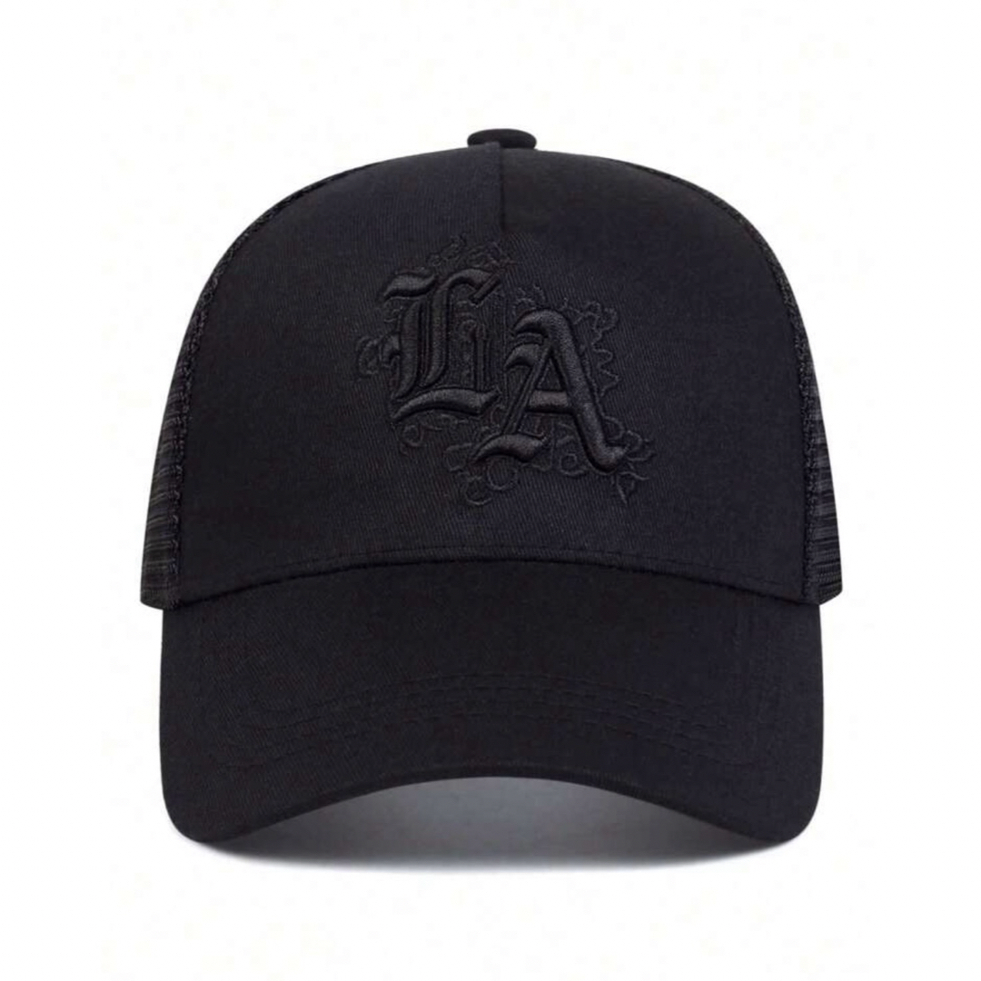 レア物新品 LAロゴ 大谷翔平 ドジャースブラックキャップ 帽子ロサンゼルス メンズの帽子(キャップ)の商品写真