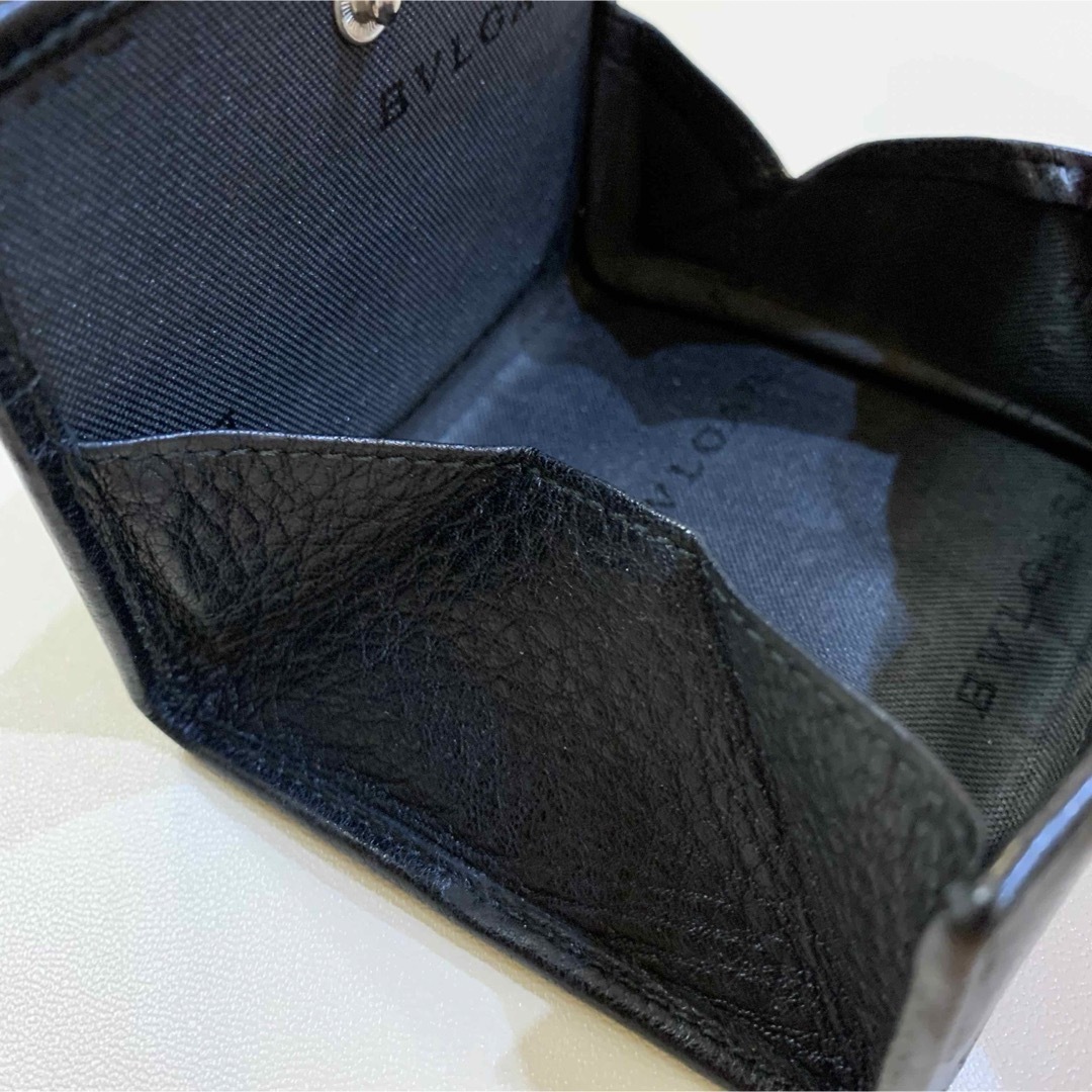 BVLGARI(ブルガリ)のBVLGARI ブルガリ コインケース レザー 黒 ブラック メンズのファッション小物(コインケース/小銭入れ)の商品写真