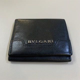 ブルガリ(BVLGARI)のBVLGARI ブルガリ コインケース レザー 黒 ブラック(コインケース/小銭入れ)