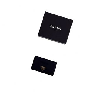 プラダ(PRADA)の早い者勝ち PRADA プラダ サフィアーノ 名刺入れ カードケース ネイビー (財布)