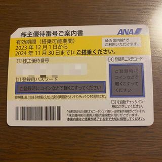 エーエヌエー(ゼンニッポンクウユ)(ANA(全日本空輸))のANA  全日空　株主優待券(その他)