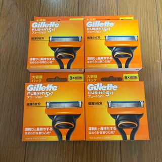 ジレット(Gillette)の＜新品未開封＞ジレットフュージョン 5＋1 替刃8個入 4セット(その他)