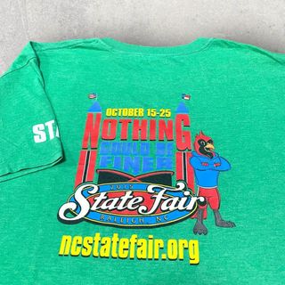 US古着 GILDAN State Fair イベント Tシャツ XL グリーン(Tシャツ/カットソー(半袖/袖なし))