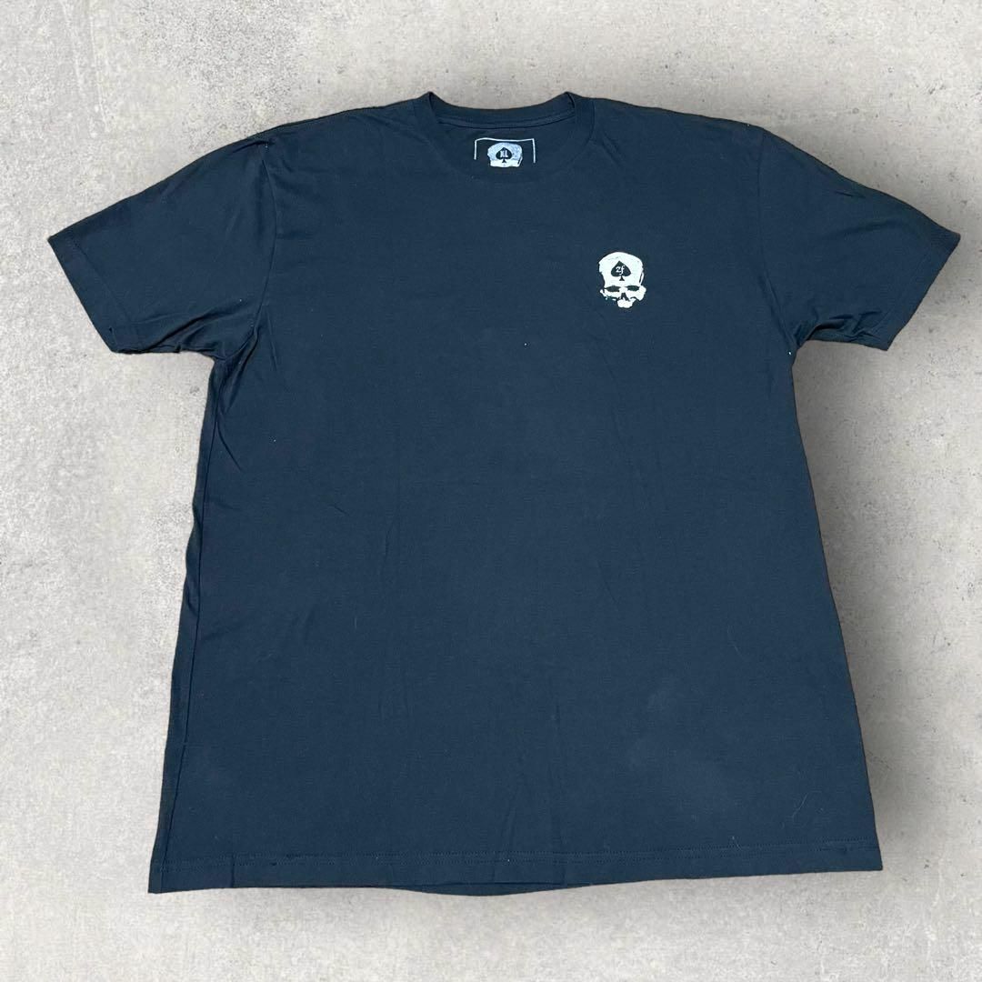 US古着 USA製 ZERO FOXTROT スカル ドクロ Tシャツ XL 黒 メンズのトップス(Tシャツ/カットソー(半袖/袖なし))の商品写真