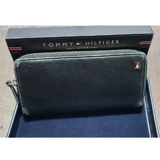 TOMMY HILFIGER - 【アウトレット訳あり特価】トミーヒルフィガー 長財布/ラウンドジップ 長財布