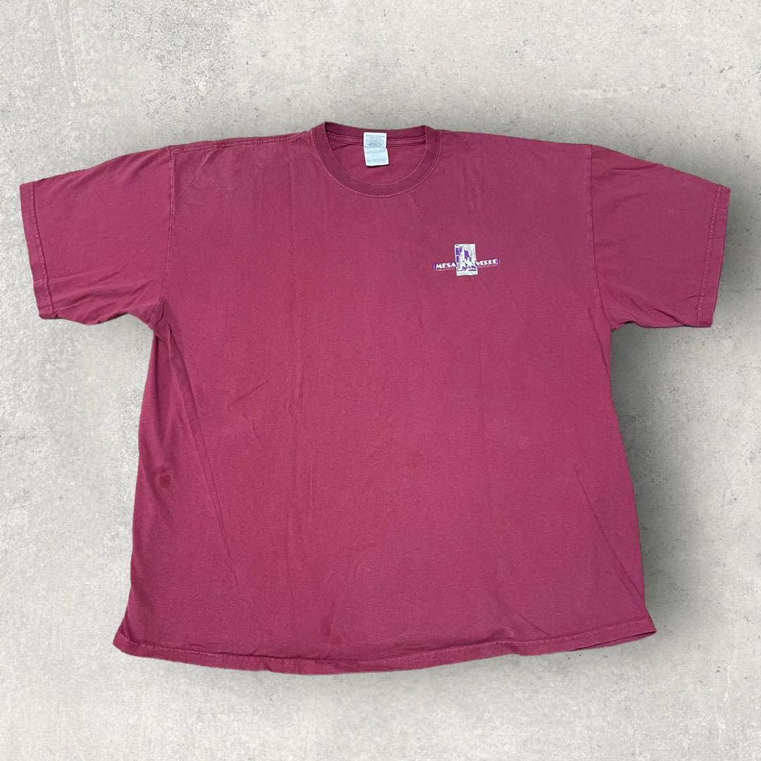 US古着 MESA VERDE NATIONAL PARK Tシャツ 2XL 赤 メンズのトップス(Tシャツ/カットソー(半袖/袖なし))の商品写真