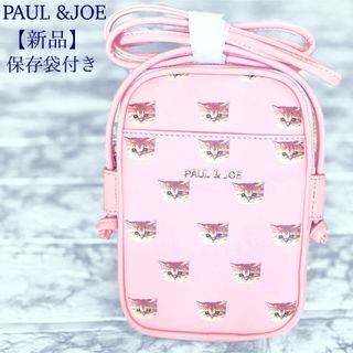 PAUL & JOE - 【新品】ポール&ジョー　ミニ ポシェット　ショルダー　サコッシュ　ヌネット　ねこ