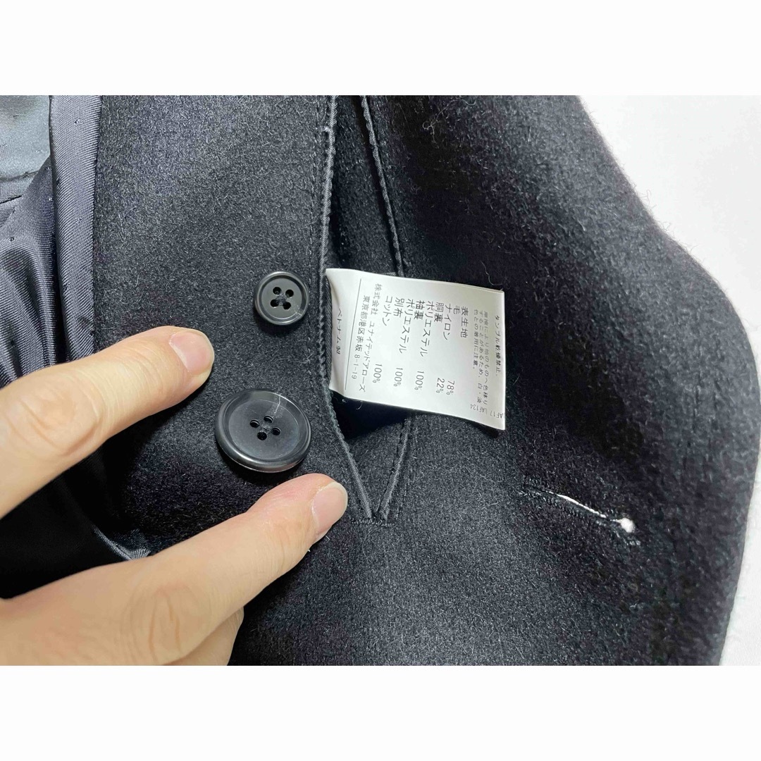 ピーコート　サイズS ブラック メンズのジャケット/アウター(ピーコート)の商品写真