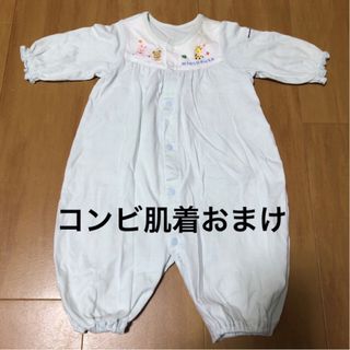 ミキハウス(mikihouse)のミキハウス　ロンパース  2way 50〜60 新生児(ロンパース)