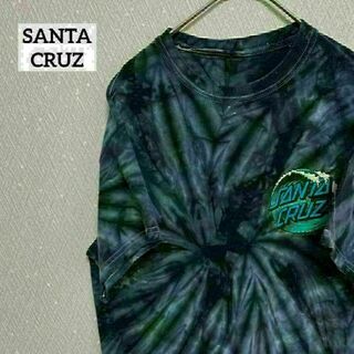 サンタクルーズ(Santa Cruz)のSANTA CRUZ サンタクルーズ Tシャツ 半袖 タイダイ M(Tシャツ/カットソー(半袖/袖なし))
