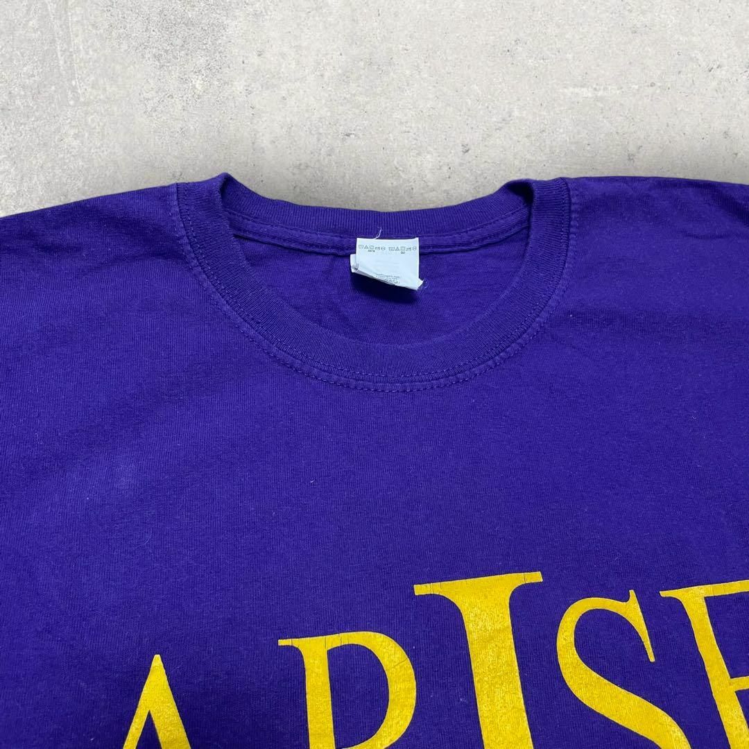 US古着 GILDAN ギルダン ARISE 企業ロゴ Tシャツ 2XL 紫 メンズのトップス(Tシャツ/カットソー(半袖/袖なし))の商品写真