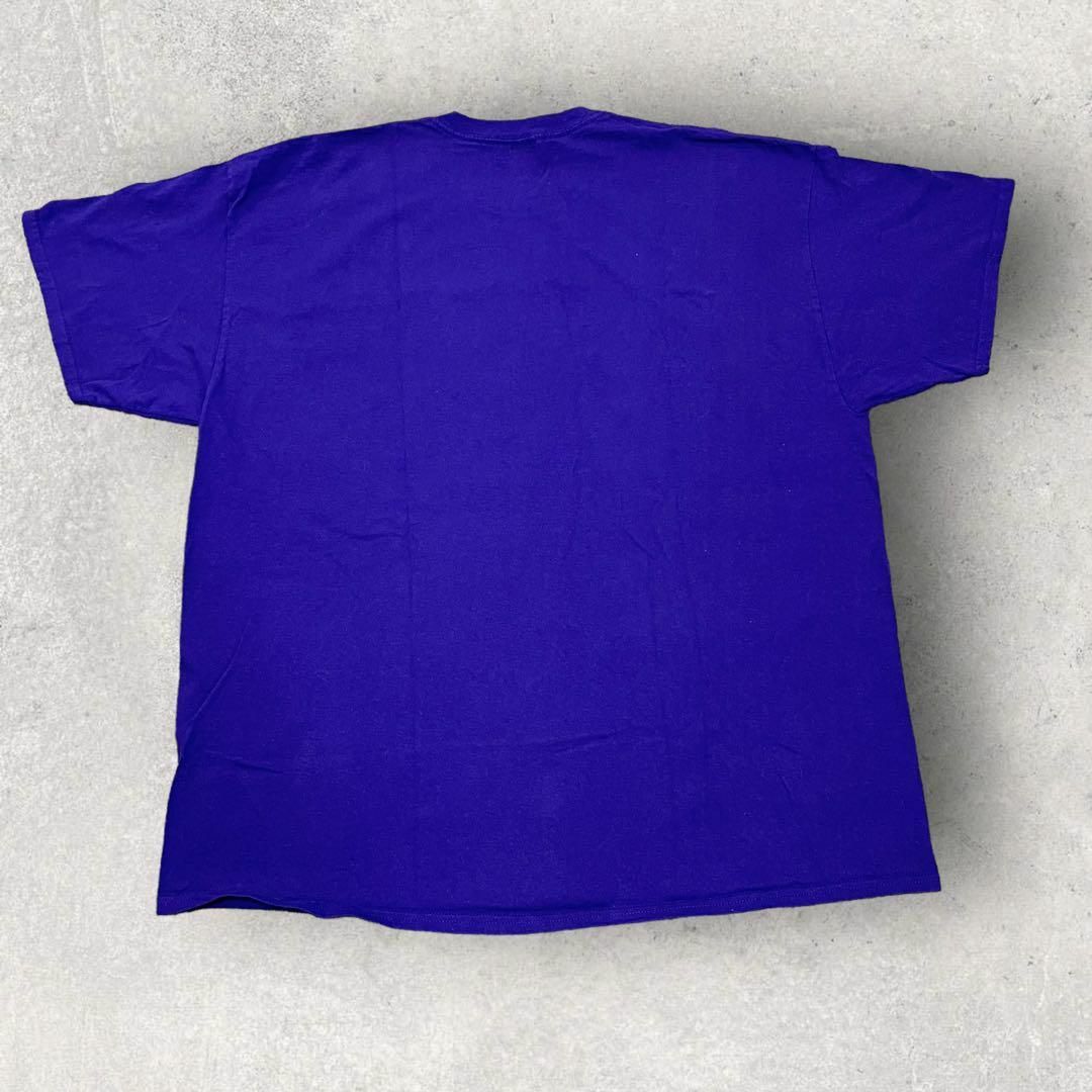 US古着 GILDAN ギルダン ARISE 企業ロゴ Tシャツ 2XL 紫 メンズのトップス(Tシャツ/カットソー(半袖/袖なし))の商品写真
