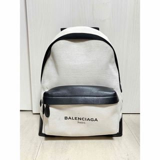 Balenciaga - BALENCIAGA バレンシアガ キャンバス×レザー リュック 409010