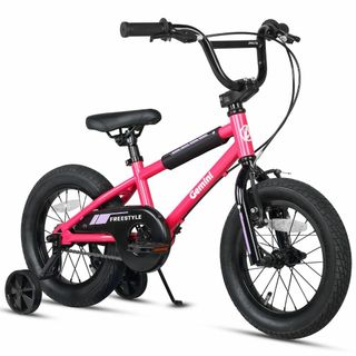 【色: ピンク】【AVASTA】Gemini 14/16インチ子供用BMX自転車(その他)