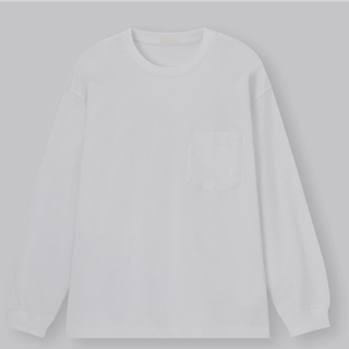 ジーユー(GU)のGU ヘビーウェイトクールネックT  長袖(Tシャツ/カットソー(七分/長袖))