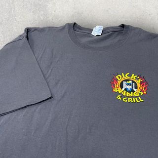 US古着 GILDAN DICK's WINGS & GRILL Tシャツ XL(Tシャツ/カットソー(半袖/袖なし))