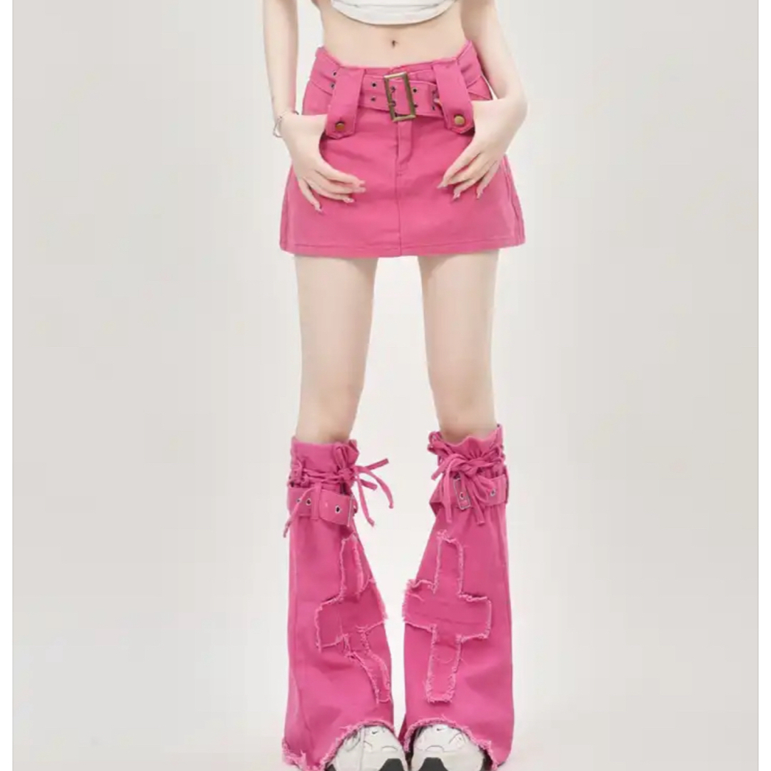 y2k  ARCANA ARCHIVE パンク レッグウォーマー スカート レディースのスカート(ミニスカート)の商品写真