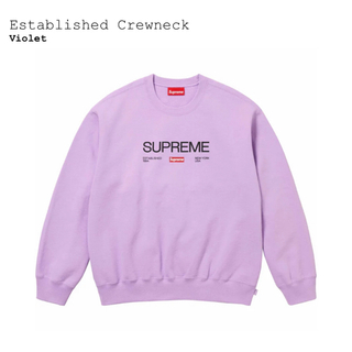 シュプリーム(Supreme)のsupreme - Established Crewneck(スウェット)