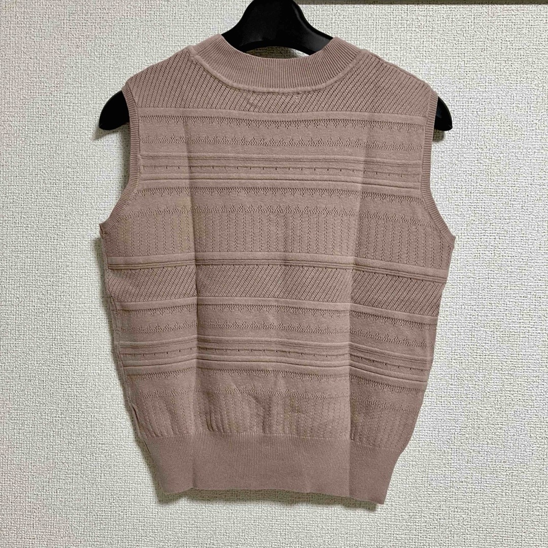 PROPORTION BODY DRESSING(プロポーションボディドレッシング)のproportion body dressing ノースリーブ ニット レディースのトップス(Tシャツ(半袖/袖なし))の商品写真