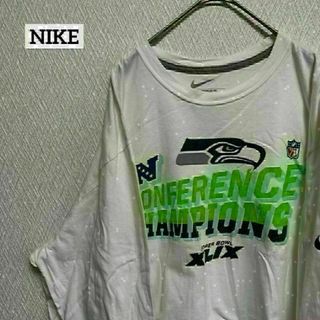 ナイキ(NIKE)のNIKE ナイキ NFL ロンT 長袖 ロゴ 大きいサイズ XXL(Tシャツ/カットソー(七分/長袖))