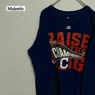 Majestic - Majestic マジェスティック ロンT 長袖 野球 アメリカンリーグ M