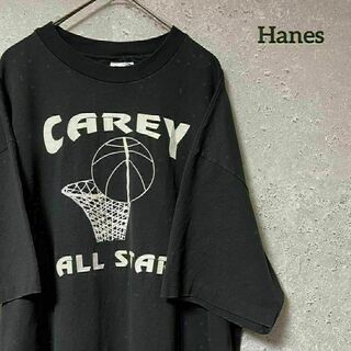 ヘインズ(Hanes)の90's Hanes ヘインズ Tシャツ 半袖 エースナンバー バスケ 2XL(Tシャツ/カットソー(半袖/袖なし))