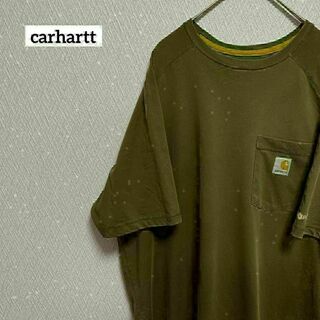 carhartt - carhartt カーハート Tシャツ 半袖 シンプル ワンポイント ロゴ L