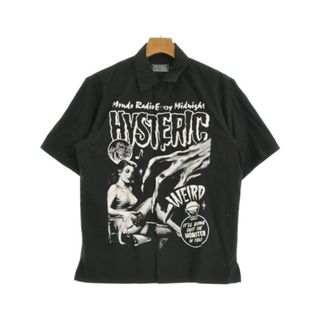 ヒステリックグラマー(HYSTERIC GLAMOUR)のHYSTERIC GLAMOUR ヒステリックグラマー カジュアルシャツ M 黒 【古着】【中古】(シャツ)