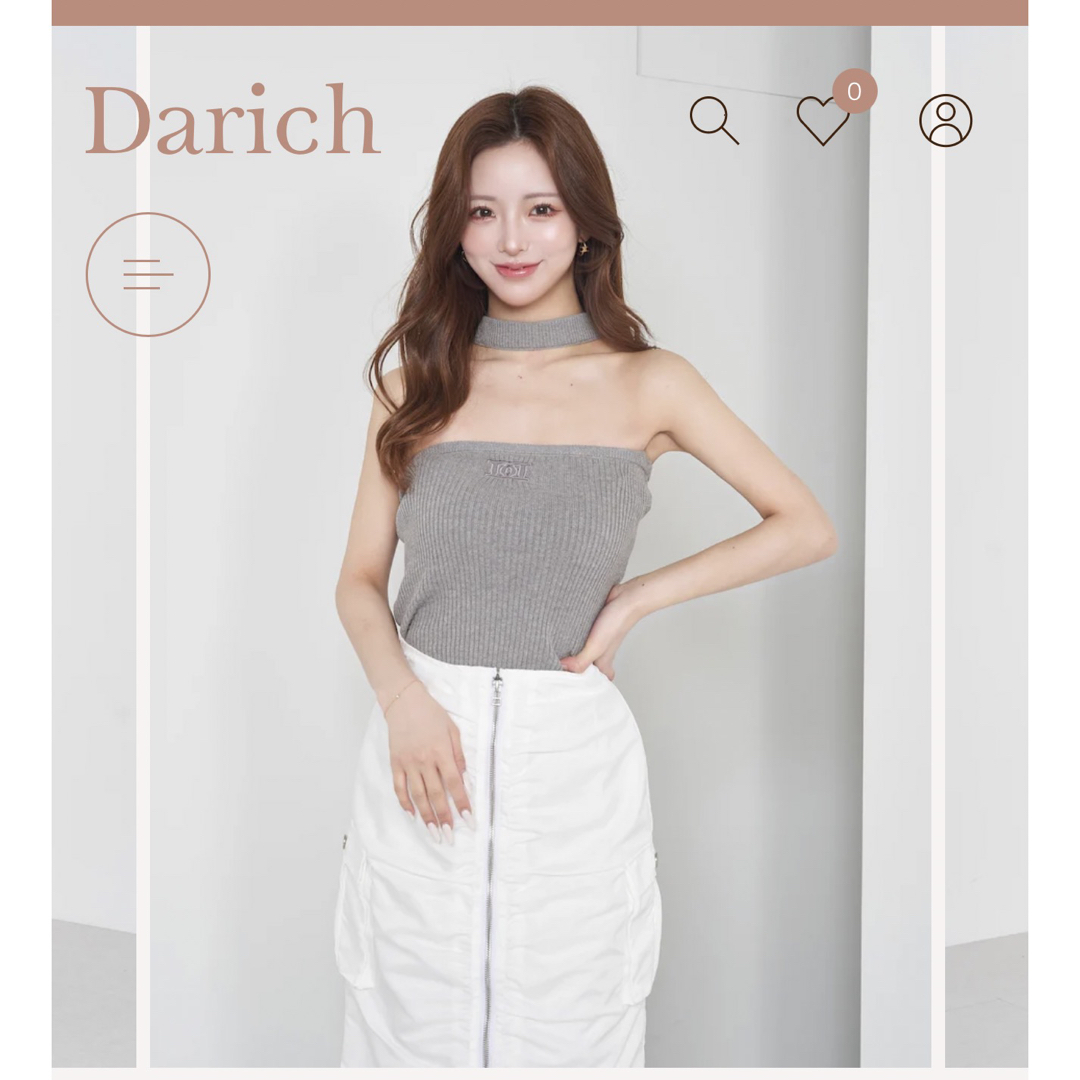 darich レディースのトップス(Tシャツ(半袖/袖なし))の商品写真